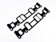 Kit joints d'admission Mallory 9-61214 / 18-0487 Mercruiser 4,3L