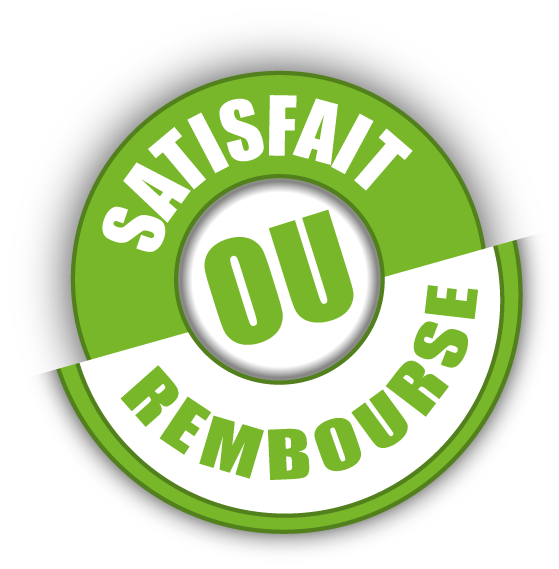 Résultat de recherche d'images pour "satisfait ou remboursé logo"